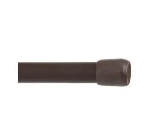 Kenney KN621NP KN621 Spring Tension Rod, 5/8 Inch By 48 to 75 Inch Metal, Chocolate