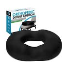 Orthopedic Donut Seat Pillows Tailbone Hemorrhoid Pain Relief Cushions Black