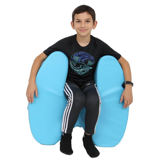 Fun and Function SensaSoft Squeezie Seat in - Sensory Cushion Seat Great for Kids with Special Needs Provides Soothing Pressure with Gentle Hug-Like Compression