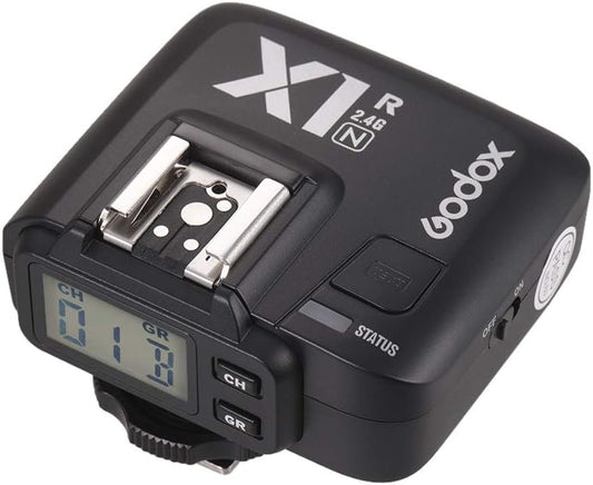 GODOX X1R-N TTL 2.4G Wireless Flash Trigger Receiver for Nikon DSLR Camera for X1N Trigger