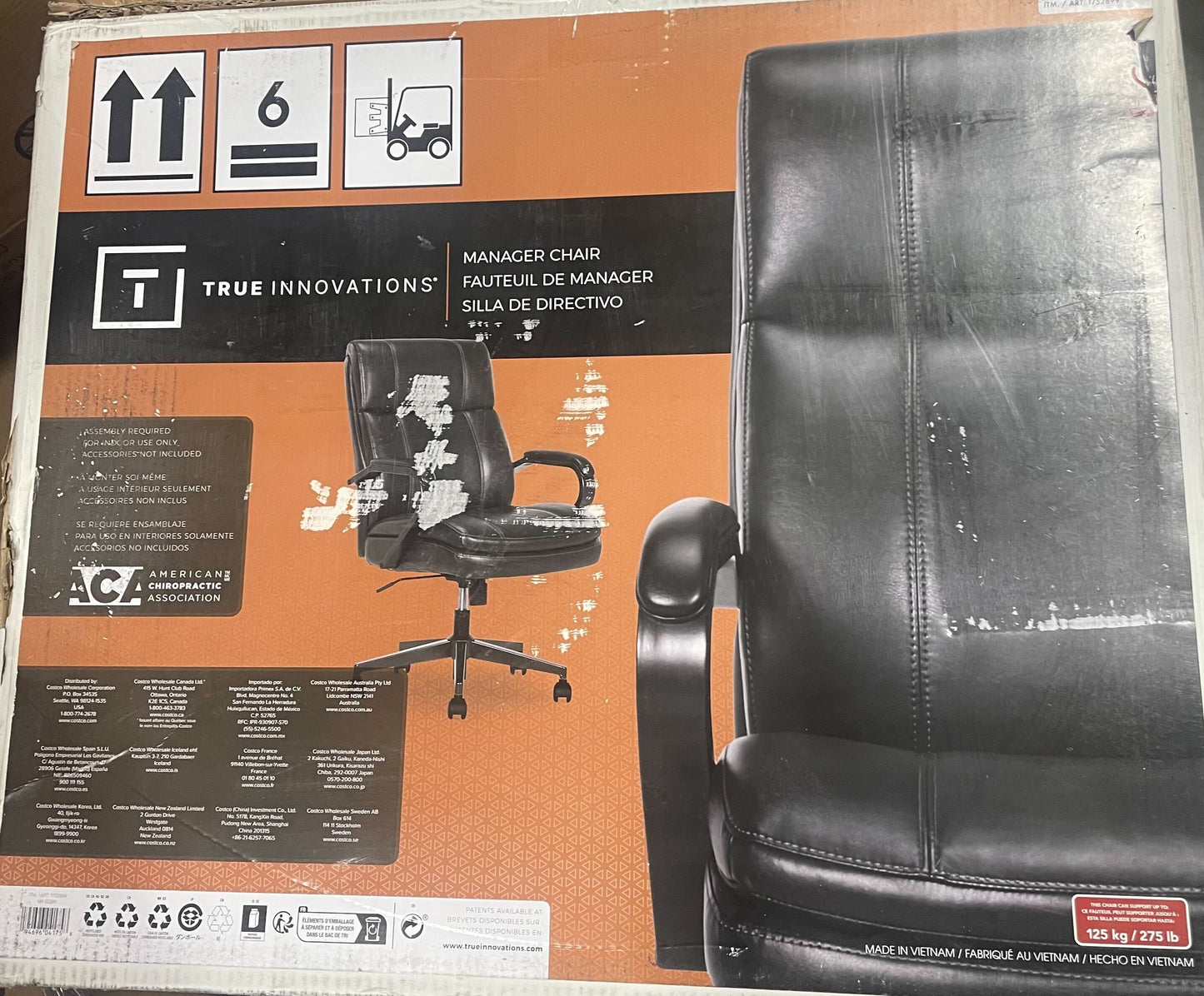 True Innovations Mid-Back Manager Chair