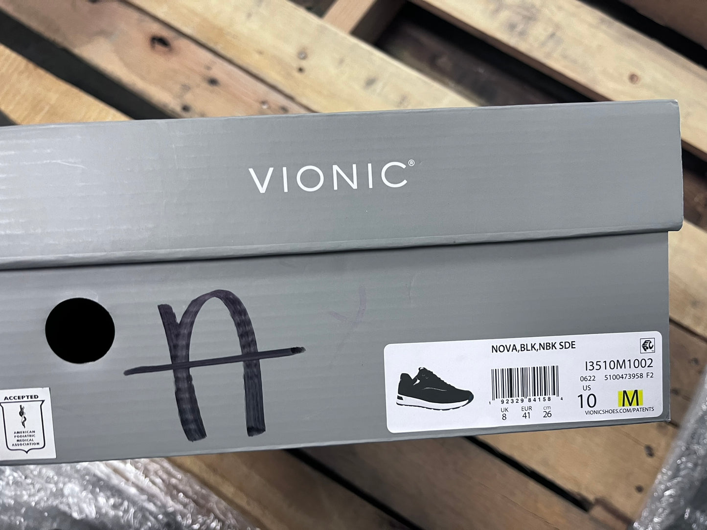 Vionic Women's Fashion Sneaker Nova – Black 10 Medium