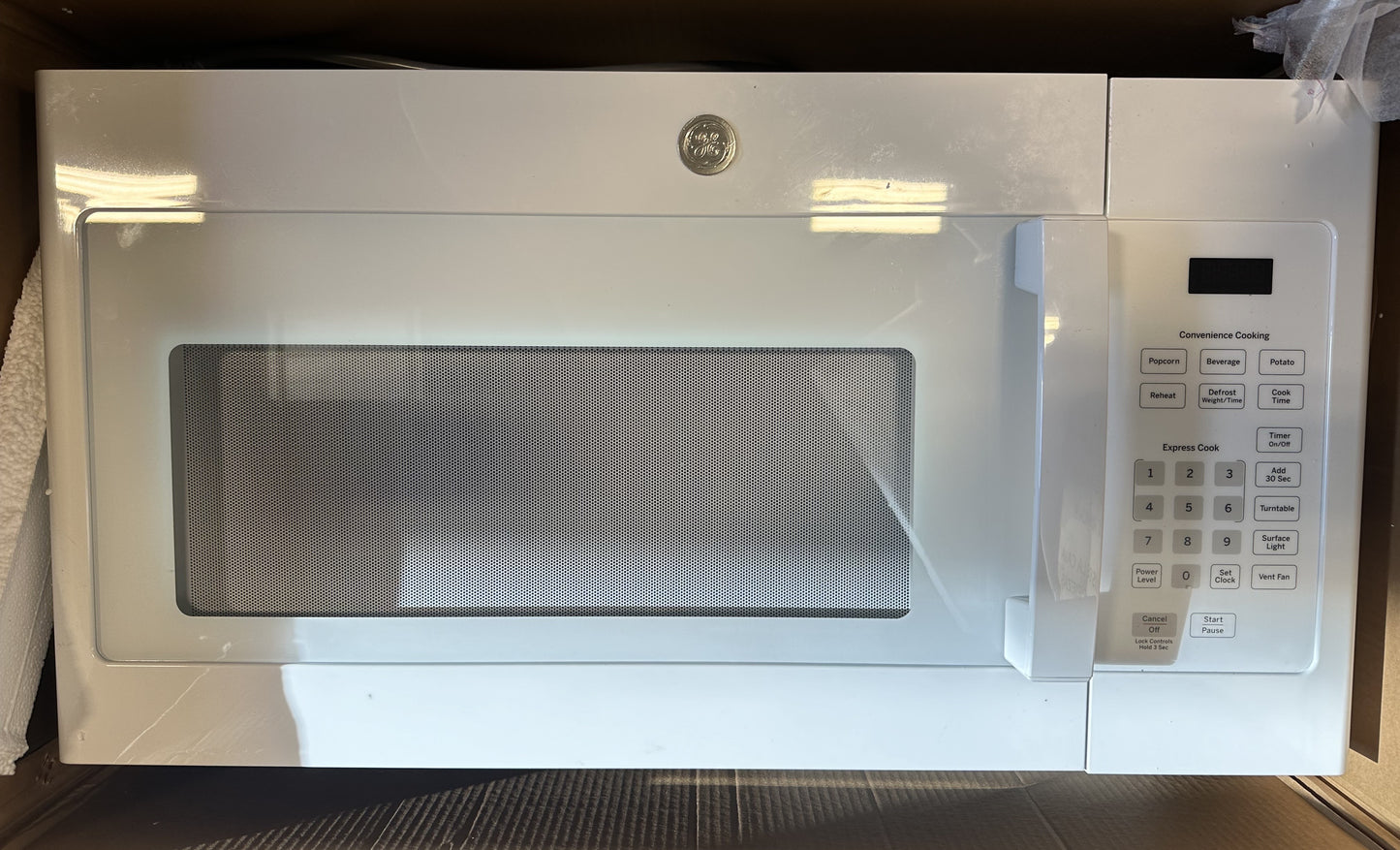 GE 1.6 Cu. Ft. Over-the-Range Microwave Oven JVM3160DFWW