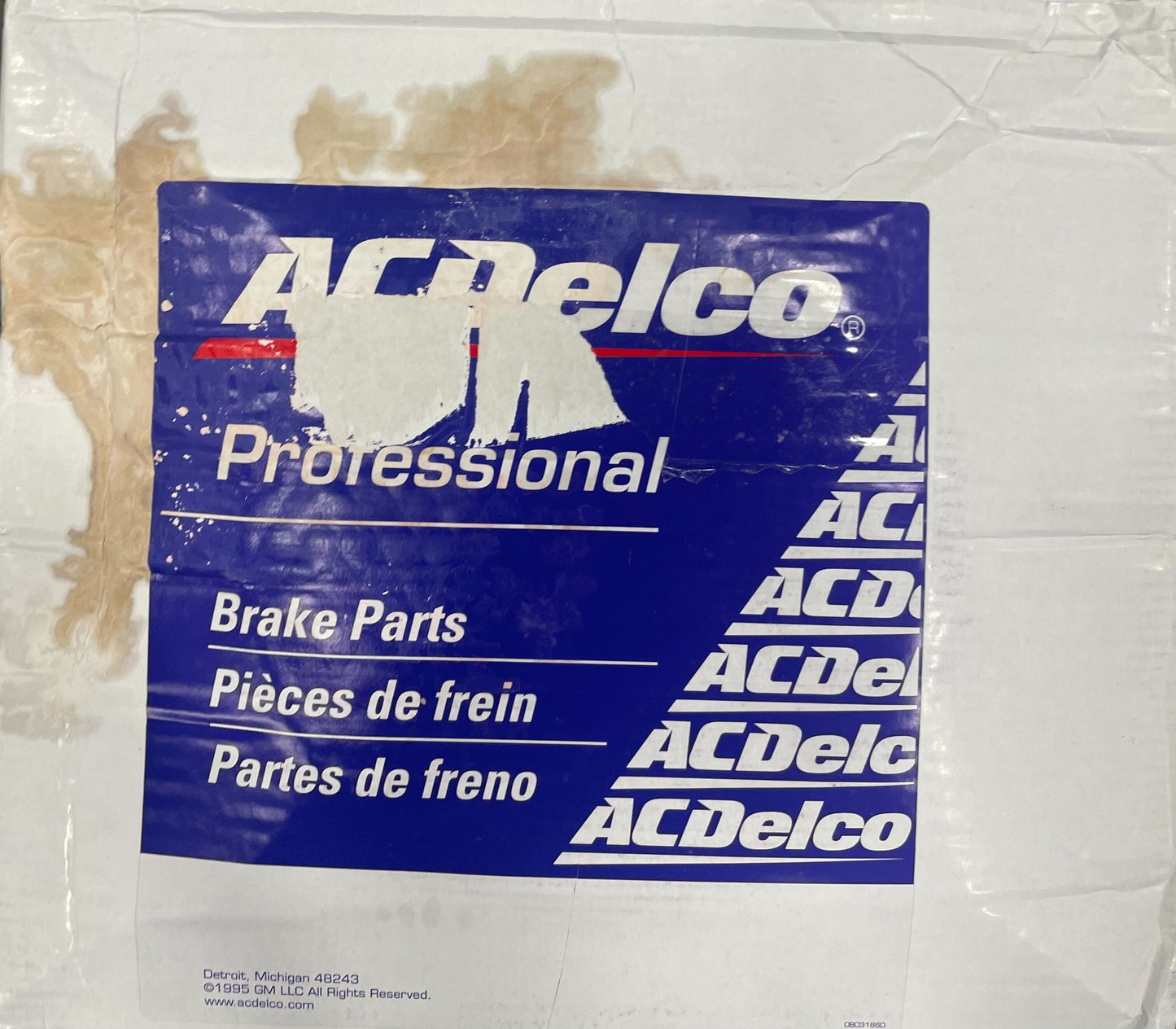 ACDelco Gold 18A1705SD Performance Front Disc Brake Rotor