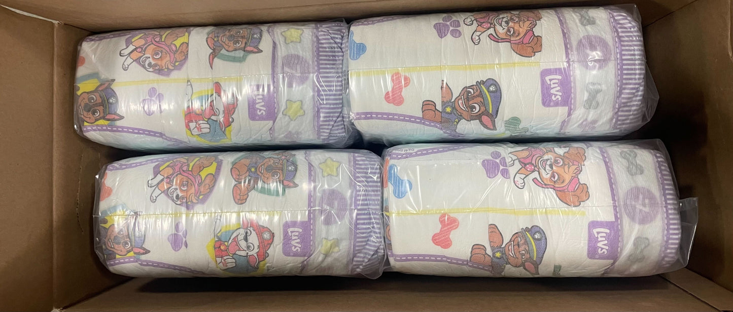 Size 7 ; Luvs diapers 124 ct.