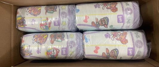 Size 7 ; Luvs diapers 124 ct.