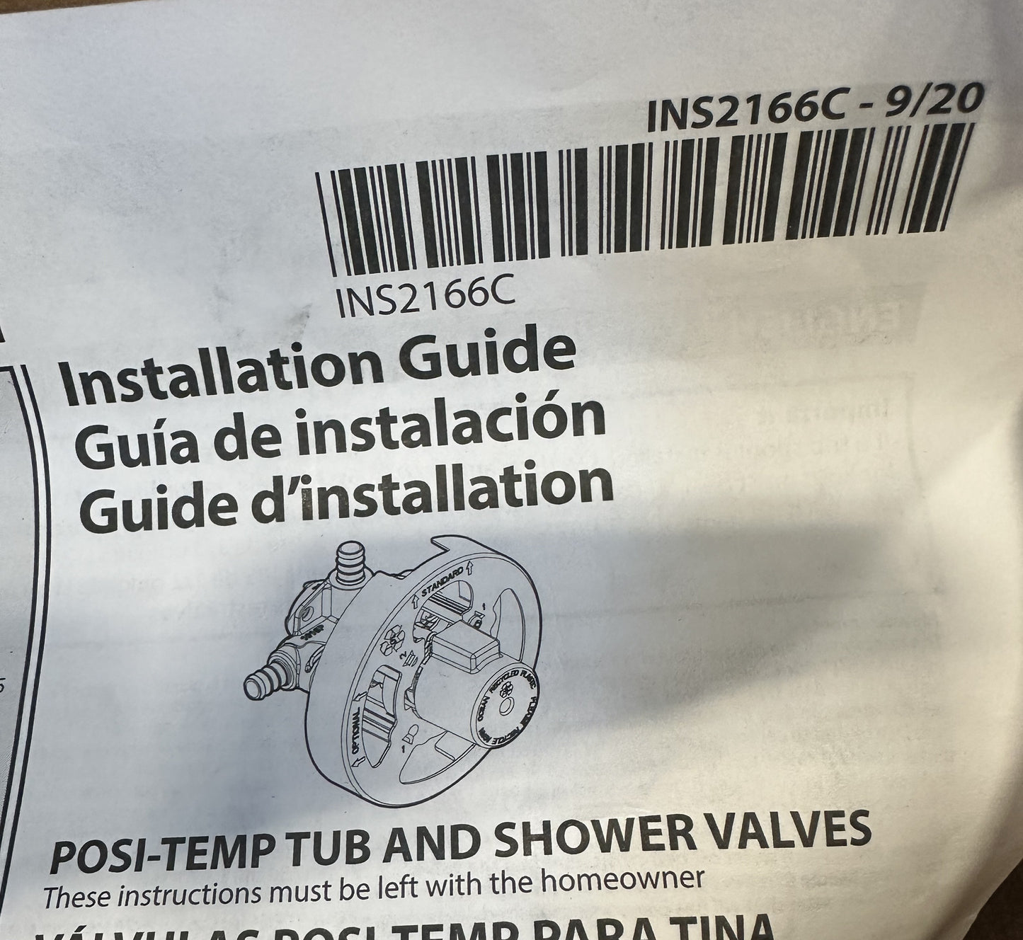 MOEN Brass Rough-in Posi-Temp Pressure Balancing Cycling Tub and Shower Valve with Stops - 1/2 in. IPS Connection