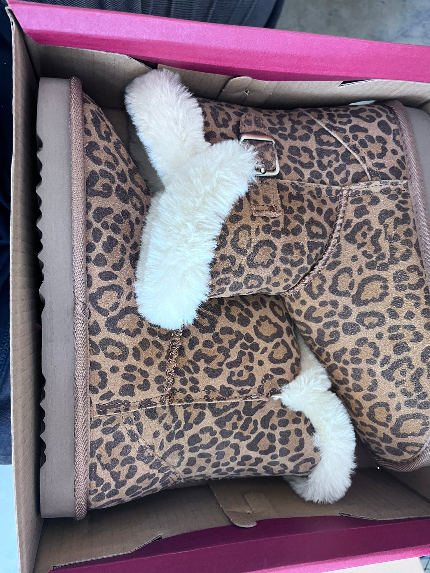 Style & Co. Womens Tiny2 Suede Closed Toe Mid-Calf Fashion, Leopard, Size 8.0