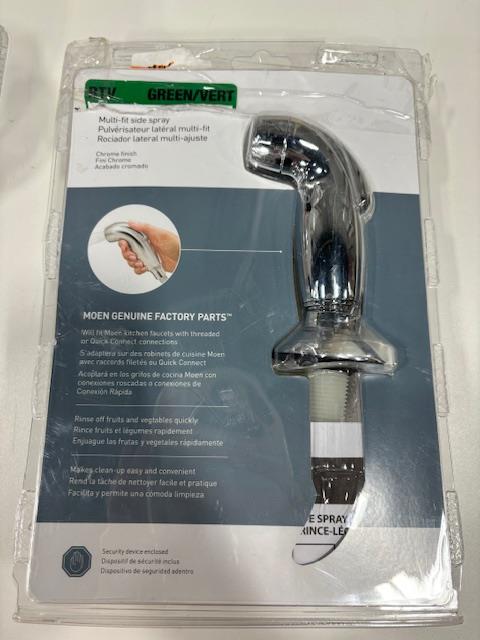 Moen 100107 Protege Side Spray, Chrome, 100107