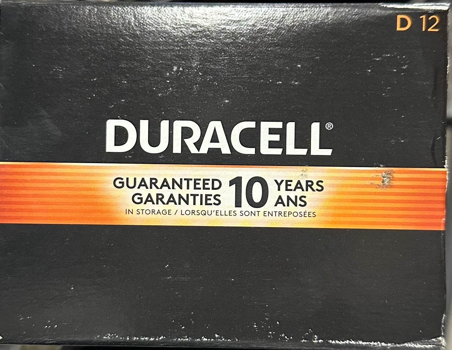 Duracell CopperTop D Batteries 6 Cartons X 12 Batteries