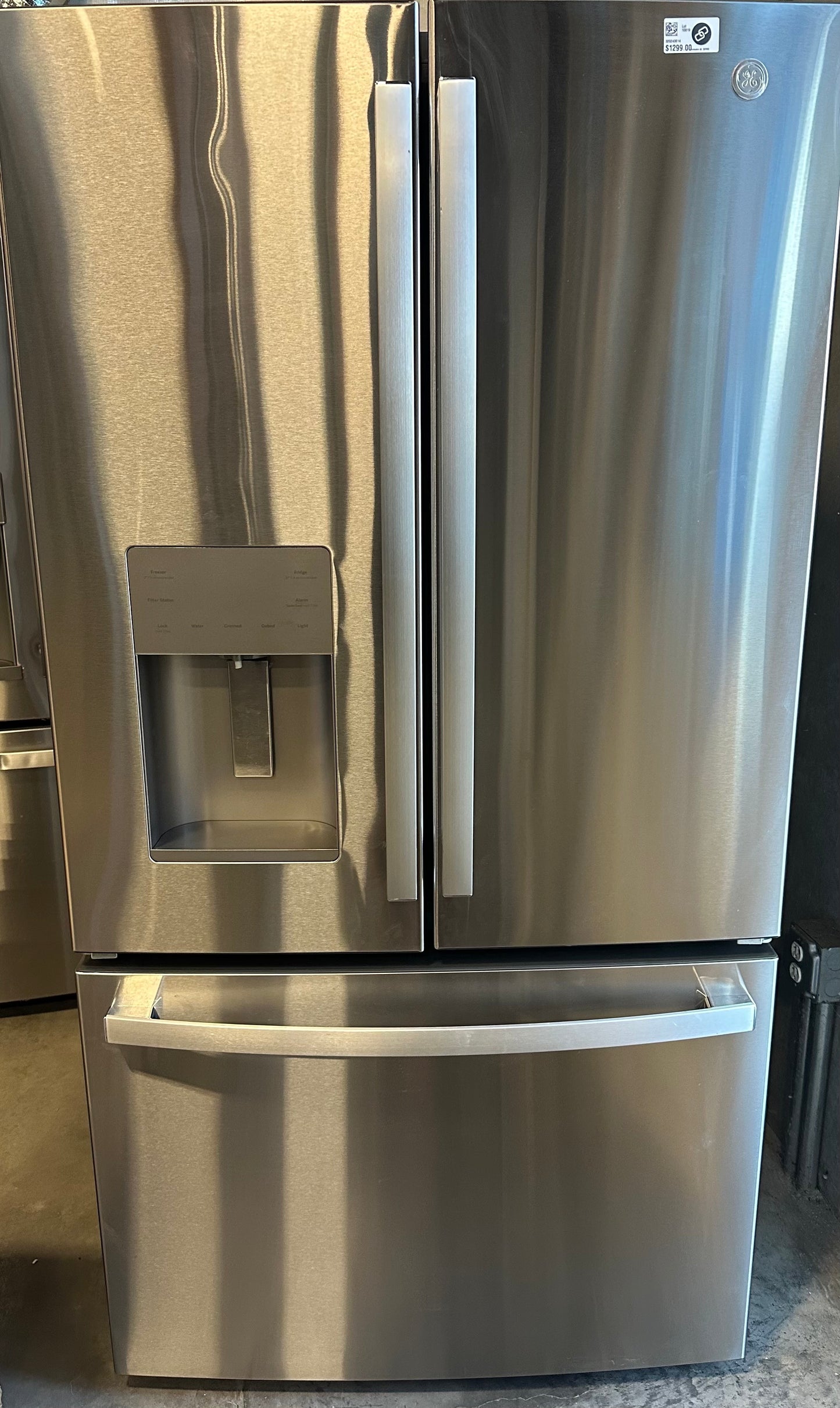 GE 25.6 cu. ft. French Door Refrigerator in Fingerprint Resistant Stainless Steel, ENERGY STAR GFE26JYMFS