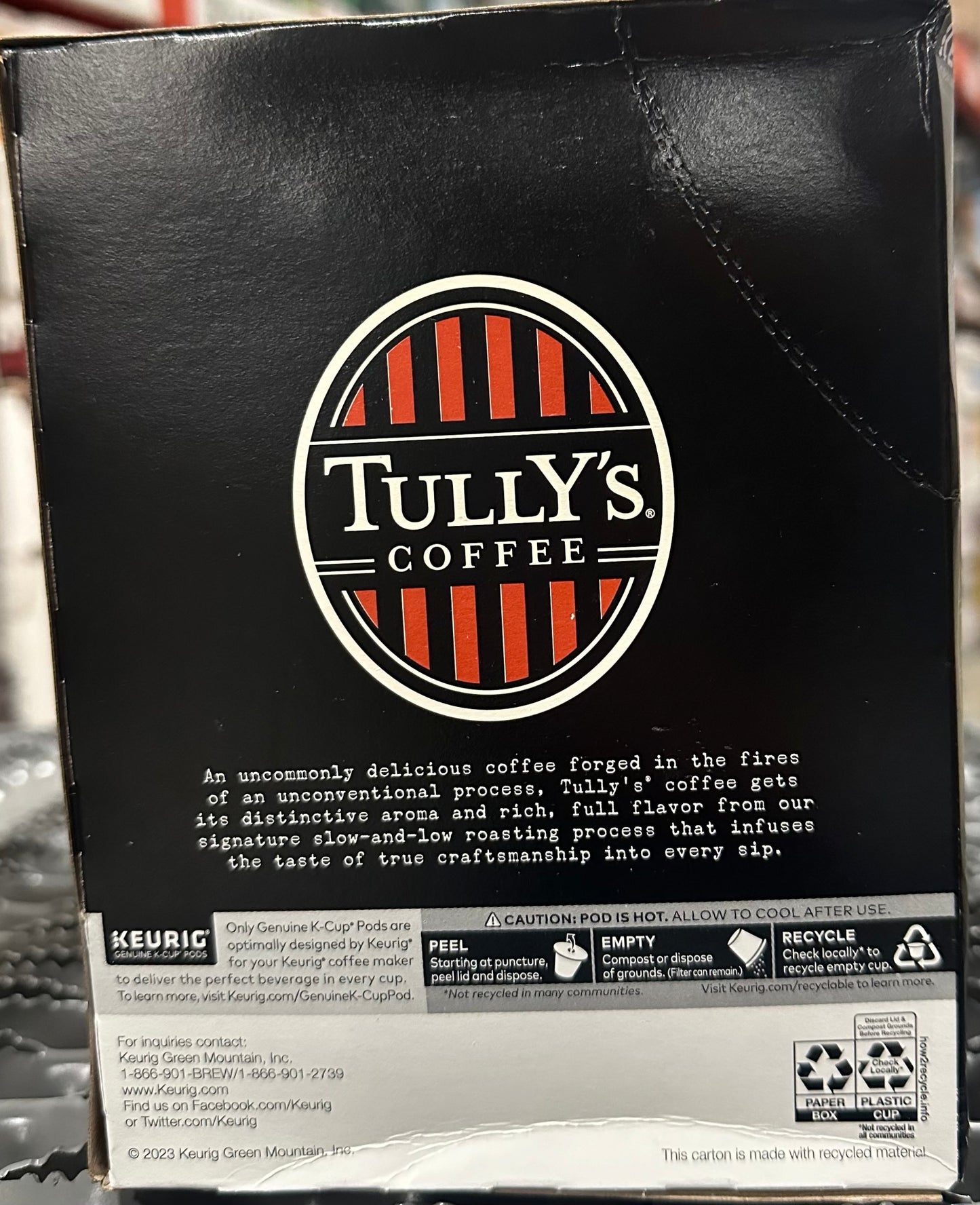 Tully's Coffee Hawaiian Blend, Keurig Pods 24 Count