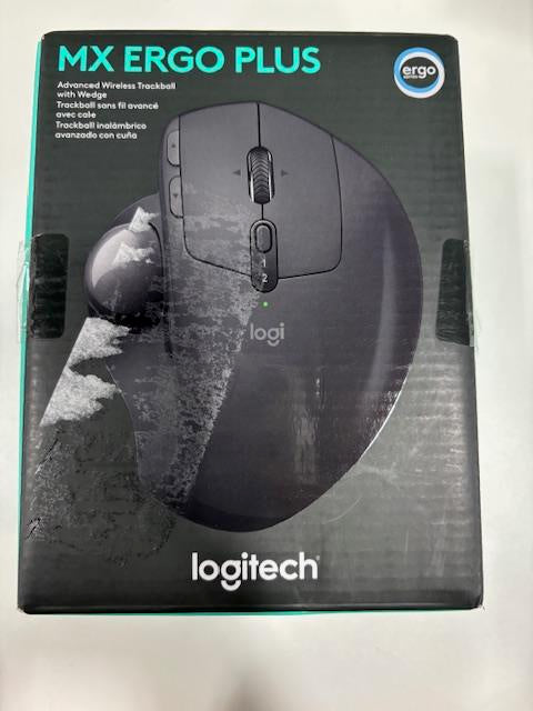 Logitech MX Ergo Plus Advanced Wireless Trackball for PC and MAC with Extra 10° Wedge