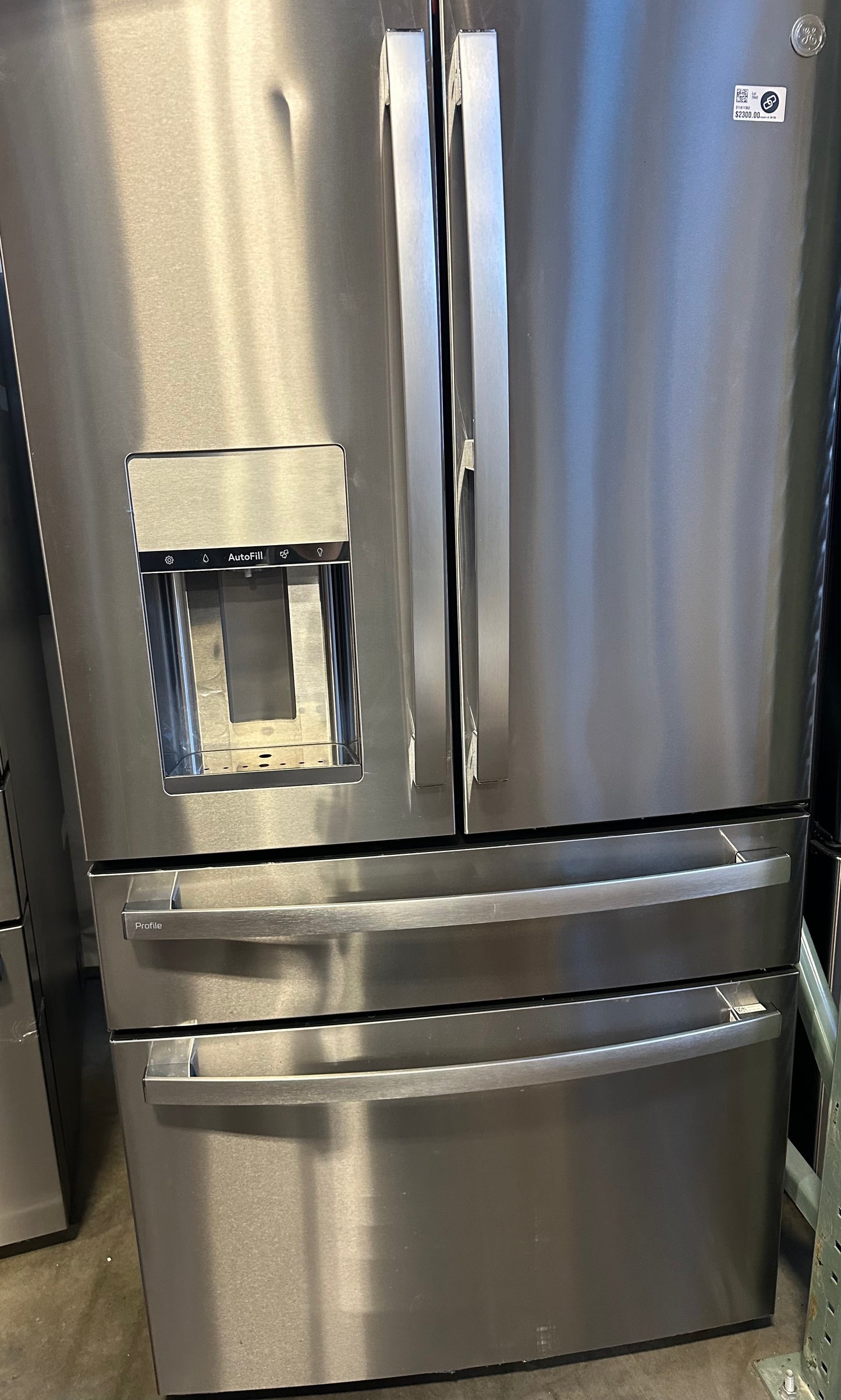 GE Profile ENERGY STAR® 27.9 Cu. Ft. 4-Door French-Door Refrigerator with Door In Door PVD28BYNFS