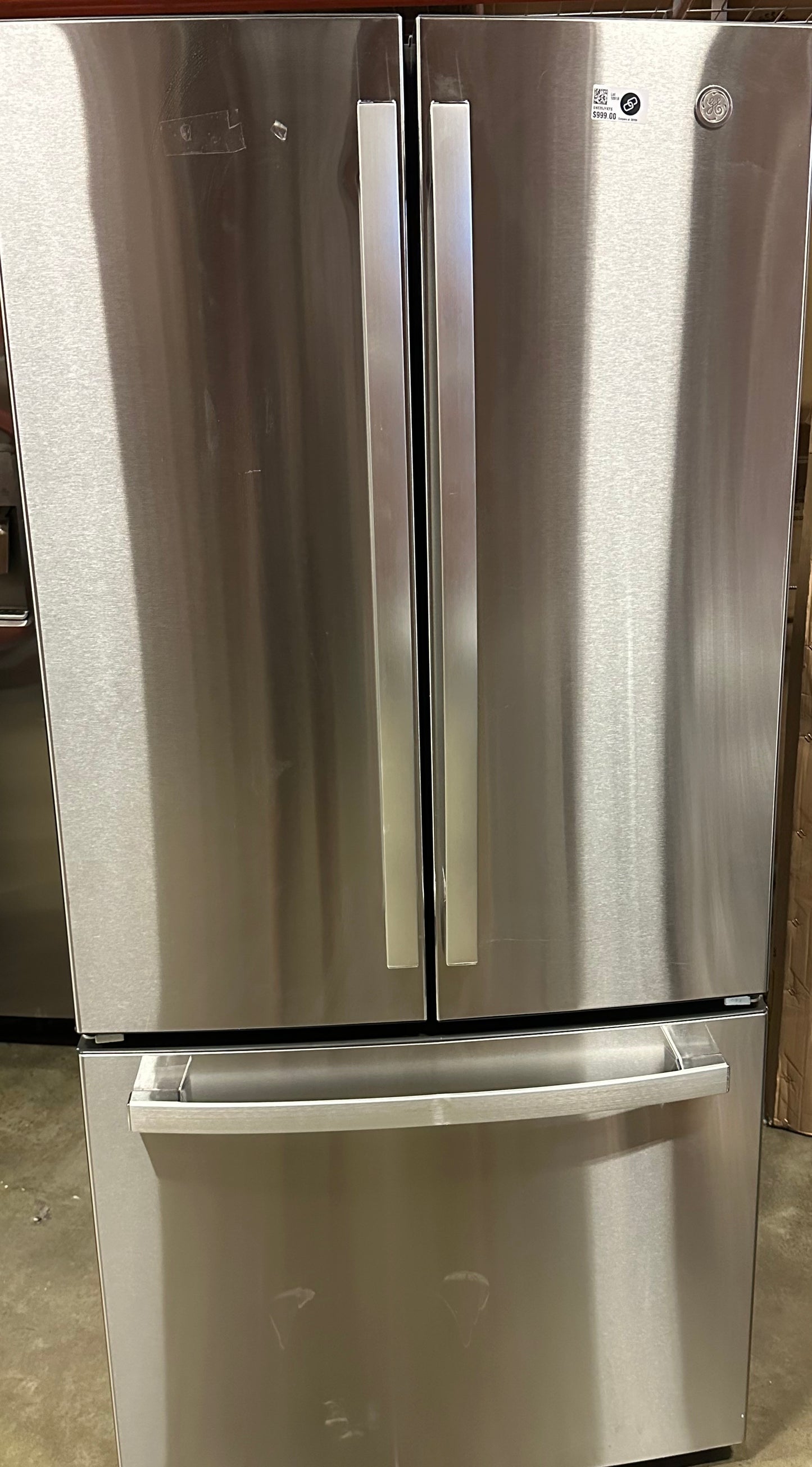 GE 24.7 cu. ft. French Door Refrigerator in Fingerprint Resistant Stainless Steel, ENERGY STAR GNE25JYKFS