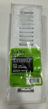 Everbilt 2 in. x 10 in. White Floor Diffuser