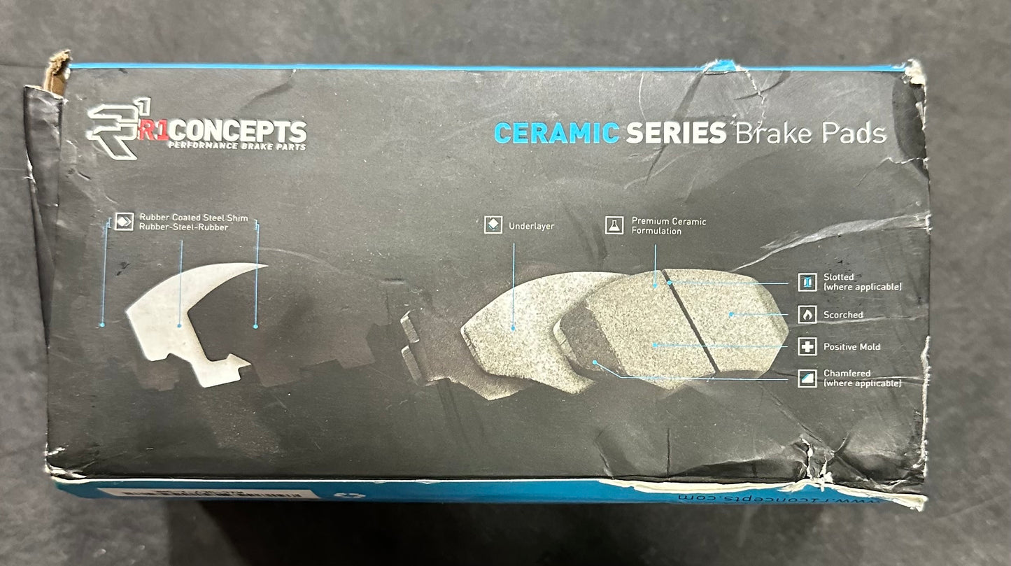 R1CONCEPTS Ceramic Brake Pads 1310-1451-00-Rear Set