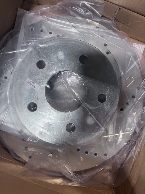 Drilled Slotted Rotor - AR8750XR - Front Passenger