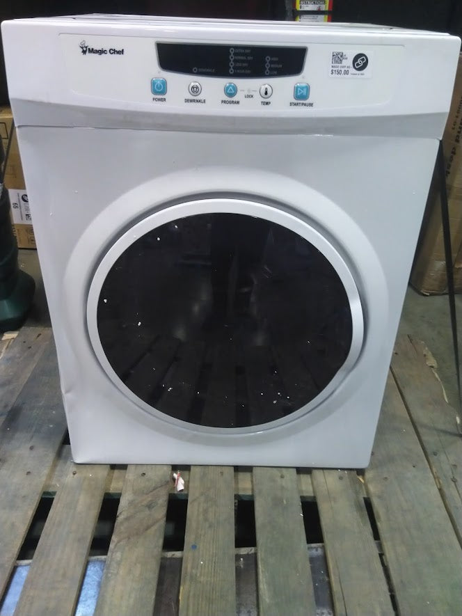 Magic Chef 3.5 cu. ft. White Compact Electric Dryer