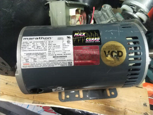 Marathon Motors  5hp 3450/2850 208-230/460v PN#MOT14569