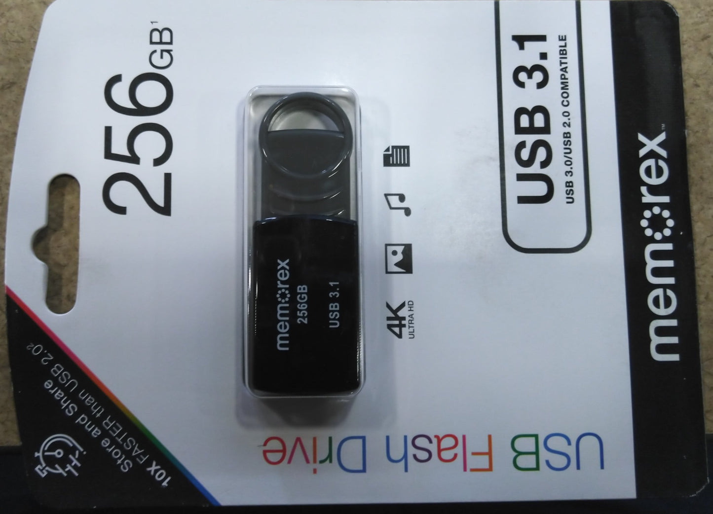 Memorex 256GB USB 3.1  Black