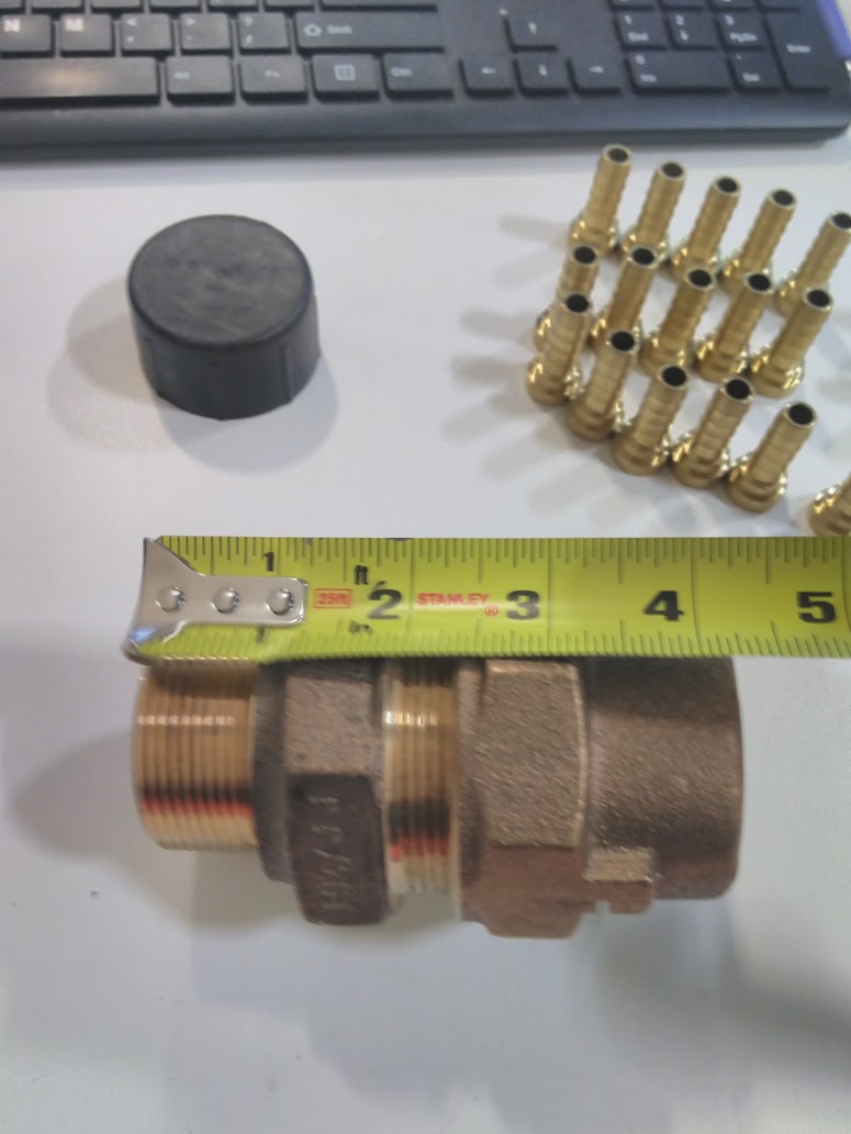 2 x 1-1/2 in. Compression x MIPT Brass Coupling Part #MH15428NKJ