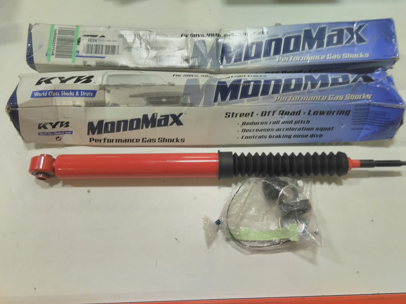 KYB High Pressure Monotube Gas Shock For 2005-22 F150/250/350/450/550 PN#565121 (Sold as a Pair)