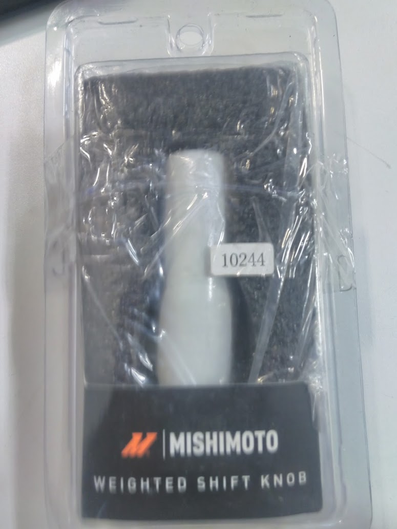 Mishimoto Weighted Shift Knob - White PN#MMSK-WH Thread Adapters Included