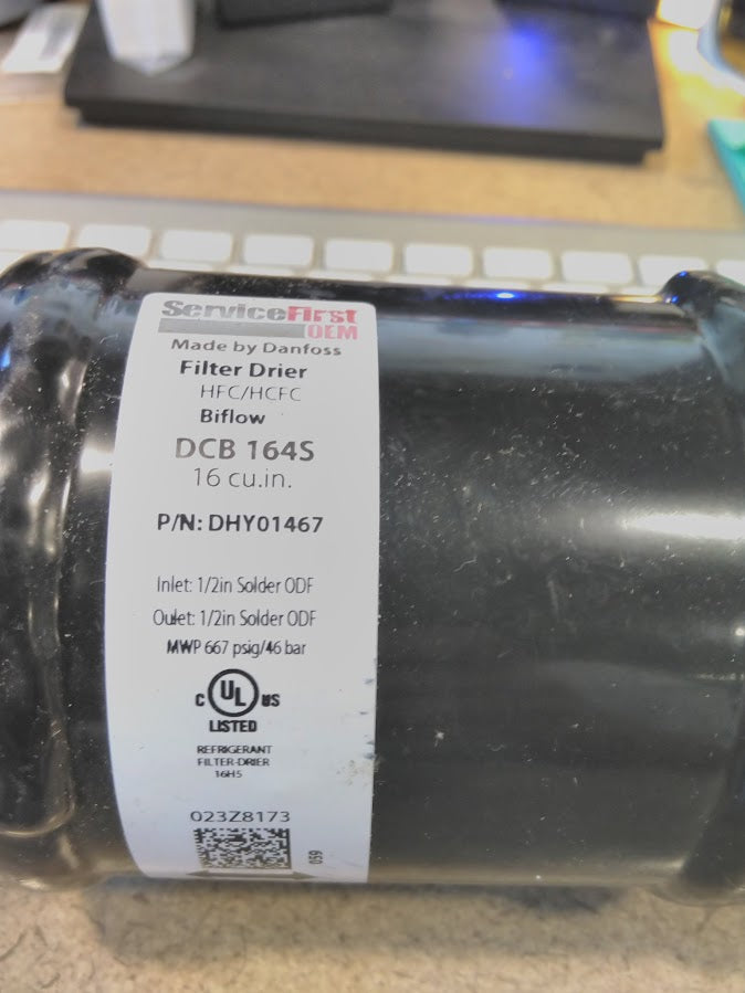 Oem Service First DCB164S Biflow Filter Drier 12"x1/2"