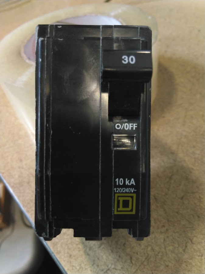 Square D QOB230VH 30 A Miniature Circuit Breaker