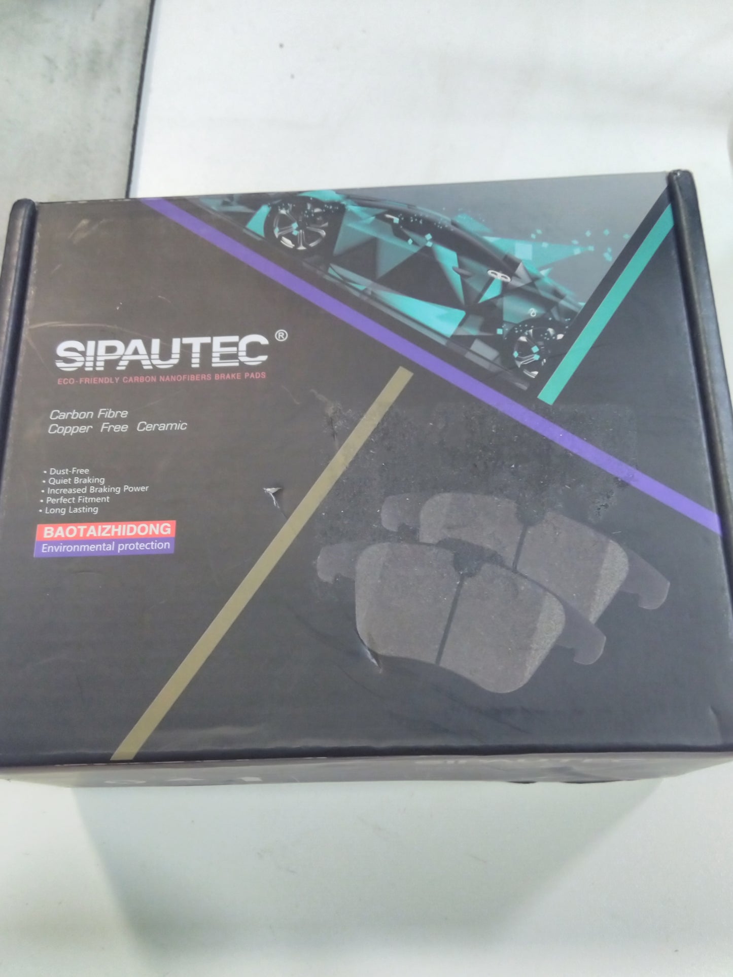 sipautec carbon free ceramic brake pads