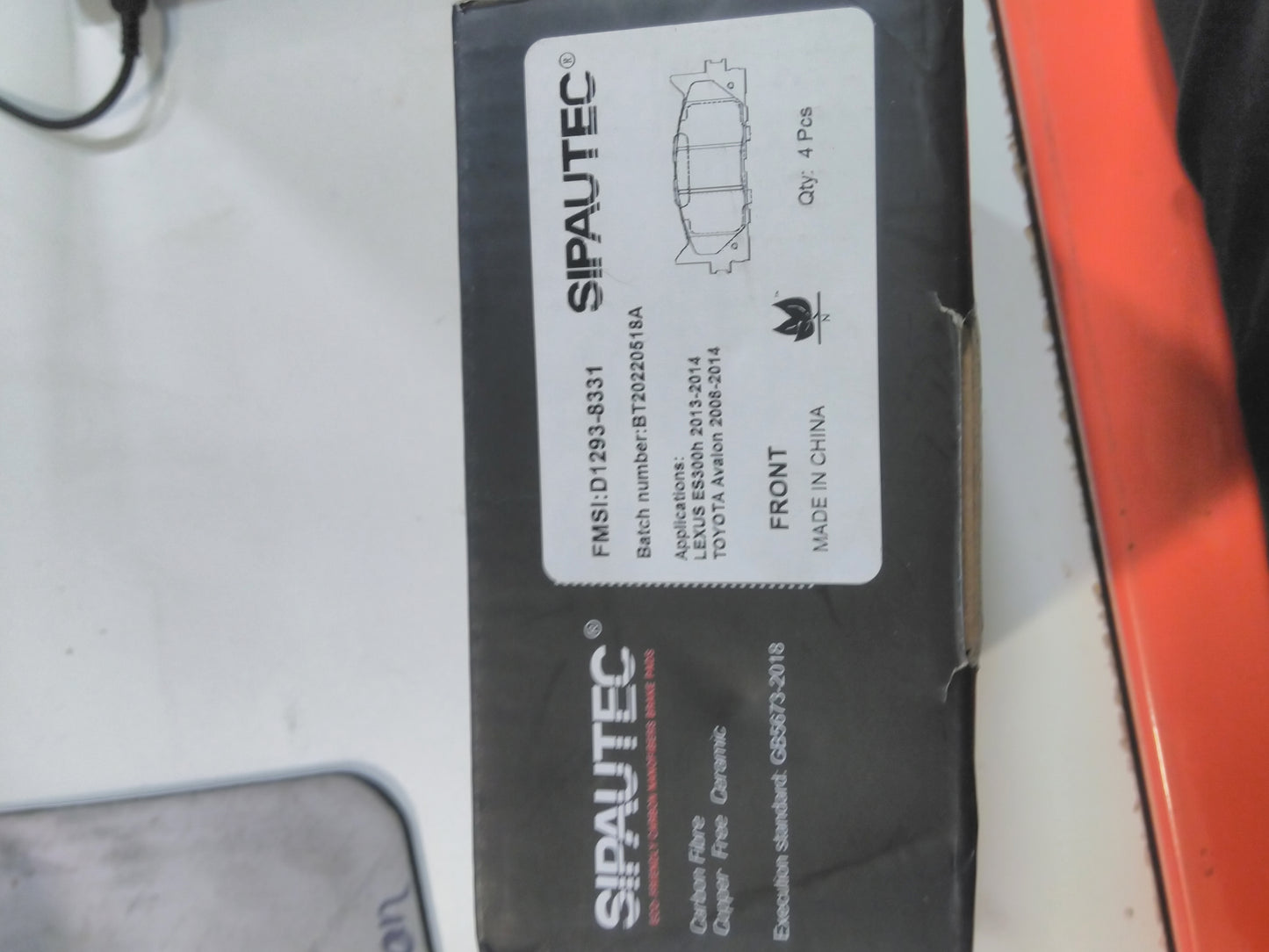 sipautec carbon free ceramic brake pads