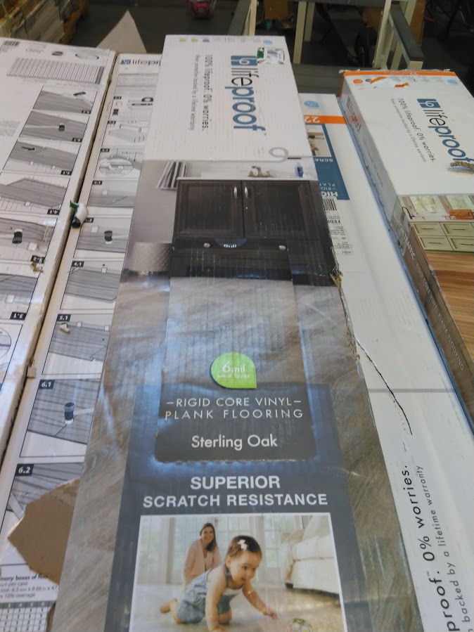 Sterling Oak 6 MIL x 8.7 in. W x 48 in. L Click Lock Waterproof Luxury Vinyl Plank Flooring (20.06 sqft/case)