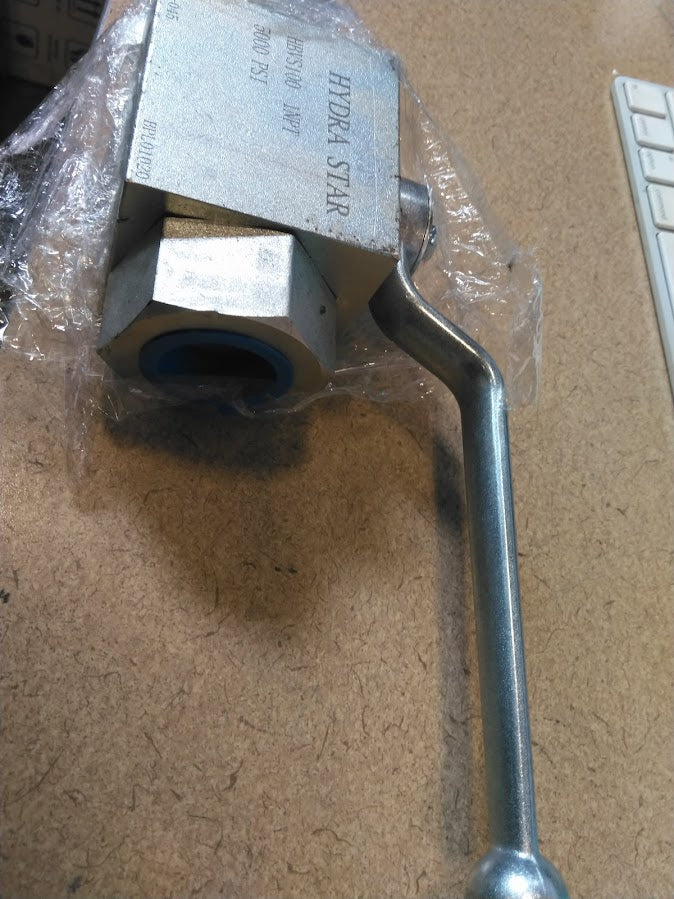 Ball Valve 1" 5000 PSi Hydra Star HBVS100