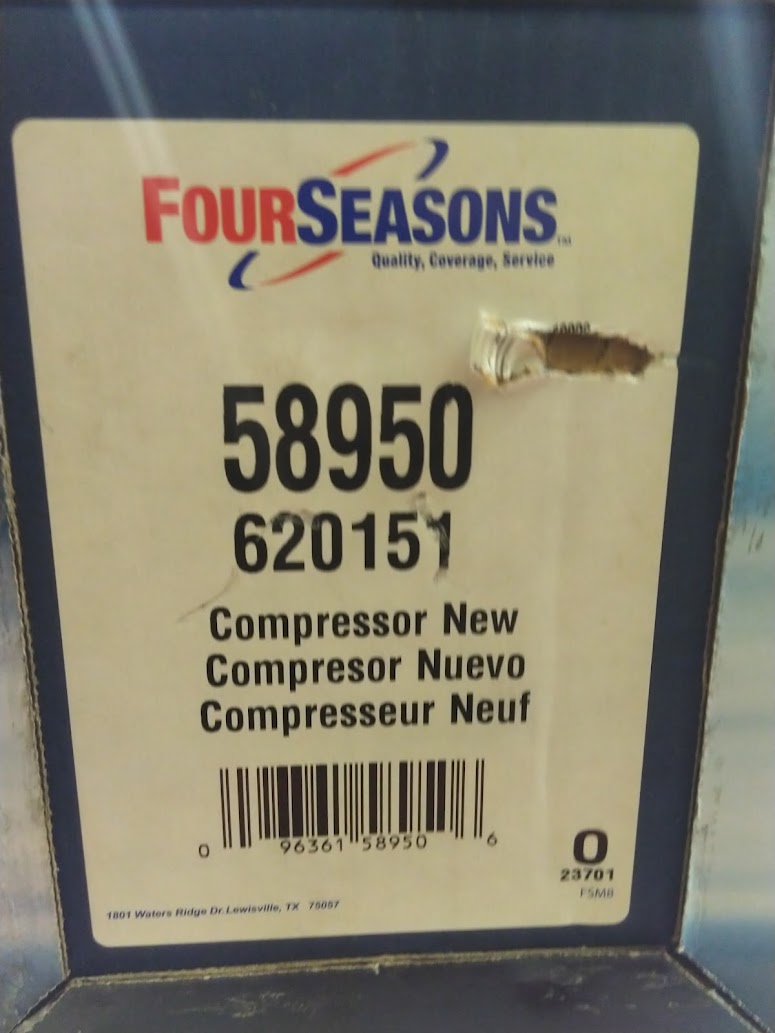 Four Seasons A/C Compressor 58950