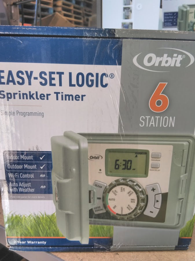 Orbit 57896 6-Station Easy-Set Logic Indoor/Outdoor