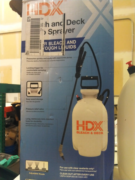 HDX 2 gal. Bleach and Deck Sprayer