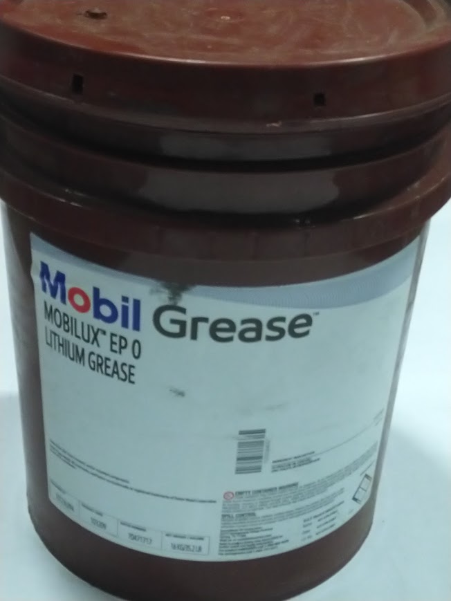 MOBIL Multipurpose Grease: Mobilux EP 0, 35.2 lb, Pail