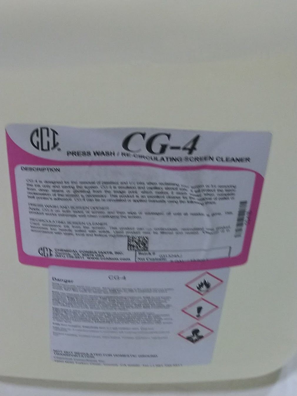 CG-4 Press Wash/Recirculating-5 GAL