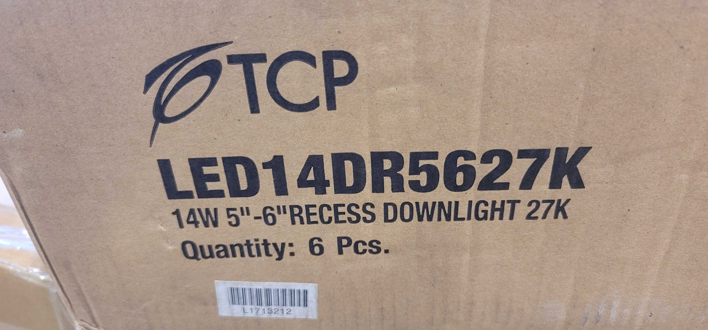 L11DR56D3527K95  TCP LED ELITE 11W DR56 DIM 2700K HI CRI 6 PCS. 700 LUMENS 100° 35,000 HOURS