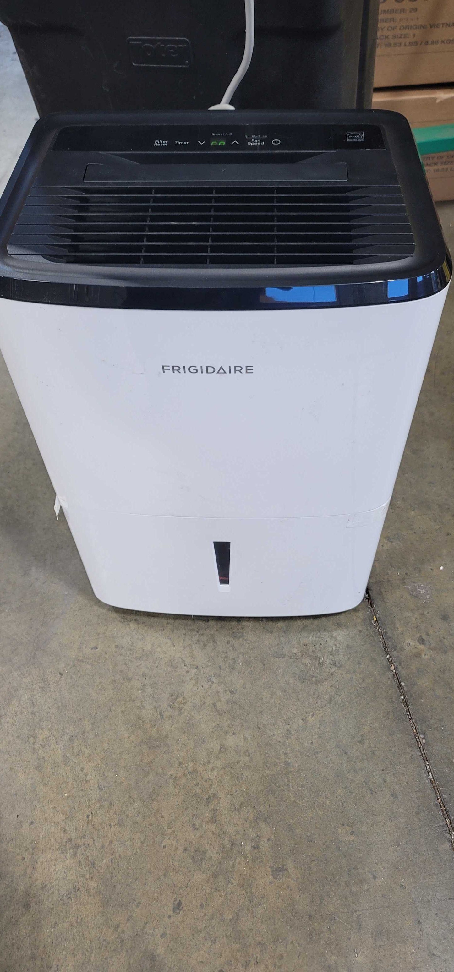 FRIGIDAIRE FFAD5033W1 50 Pint Capacity High Humidity Dehumidifier