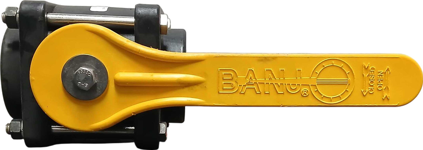 Banjo, V200, Polypropylene Ball Valve Inline 2"