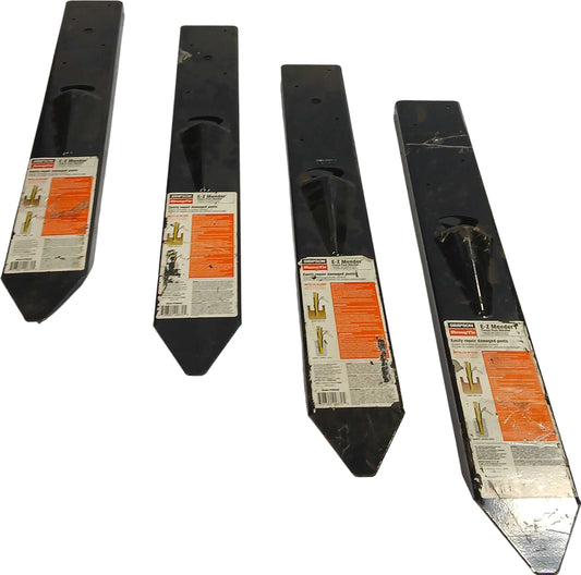 Simpson Strong Tie FPBM44E 1 1 1 Black Powder-Coated 12-Gauge E-Z Mender (4pk)