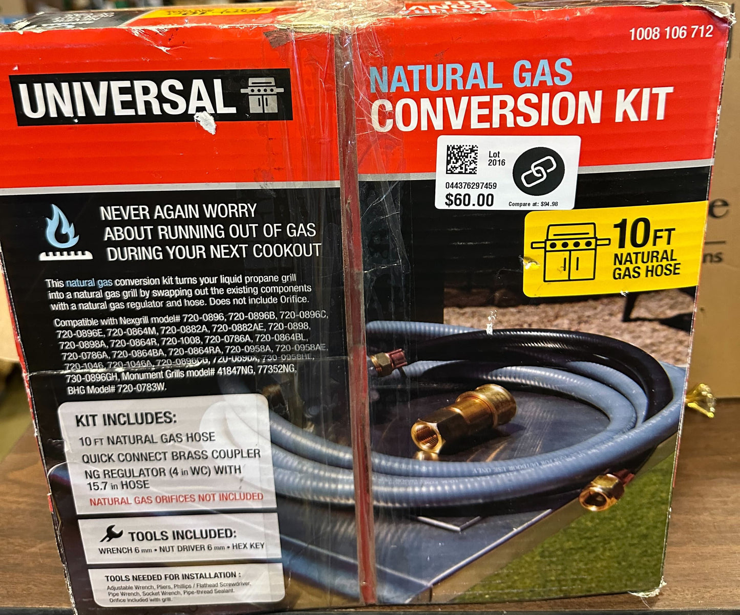 Universal Natural Gas Conversions Kit 1008 106 712