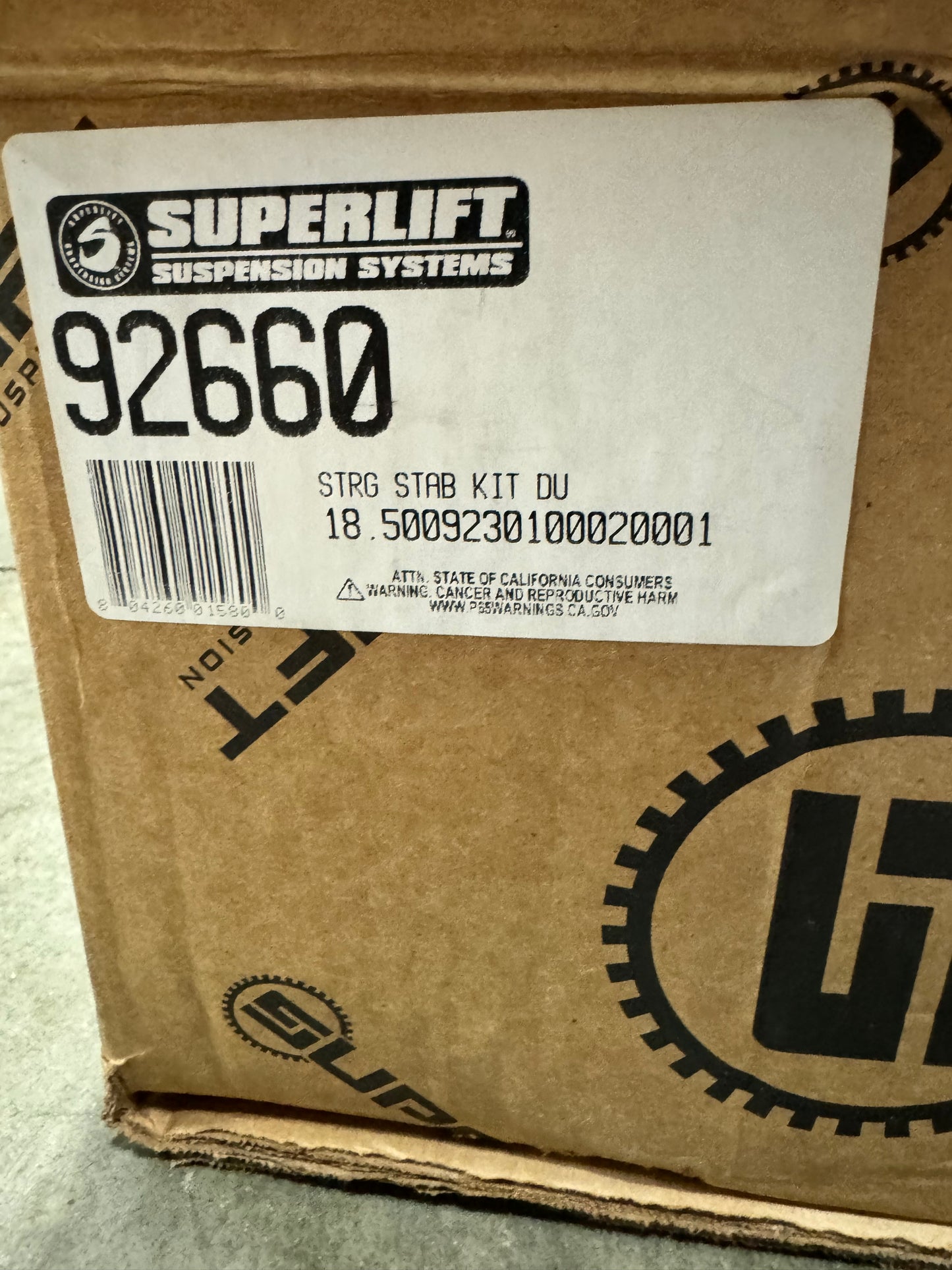 SUPERLIFT SUSPENSION Dual Stabilizer Kit for GM/Dodge Pickups 92660