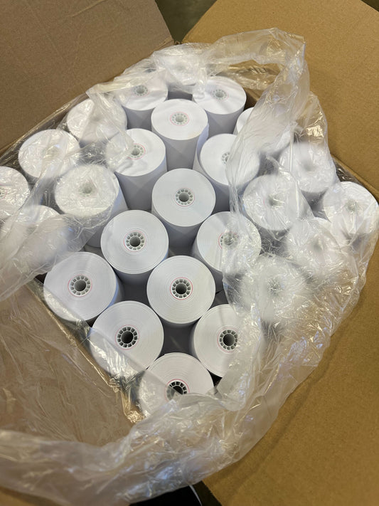 Star SP700 Kitchen Printer Paper (50 Rolls) 3" x 165' 1 Ply Bond (Non -Thermal) Receipt Paper