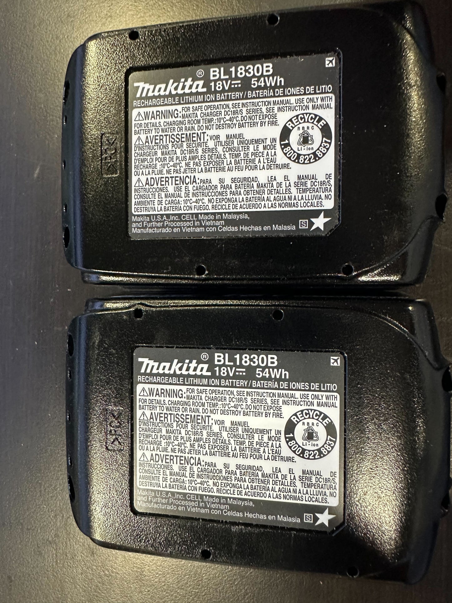 Makita BL1830B-2 18V LXT Lithium-Ion 2 3.0Ah Batteries