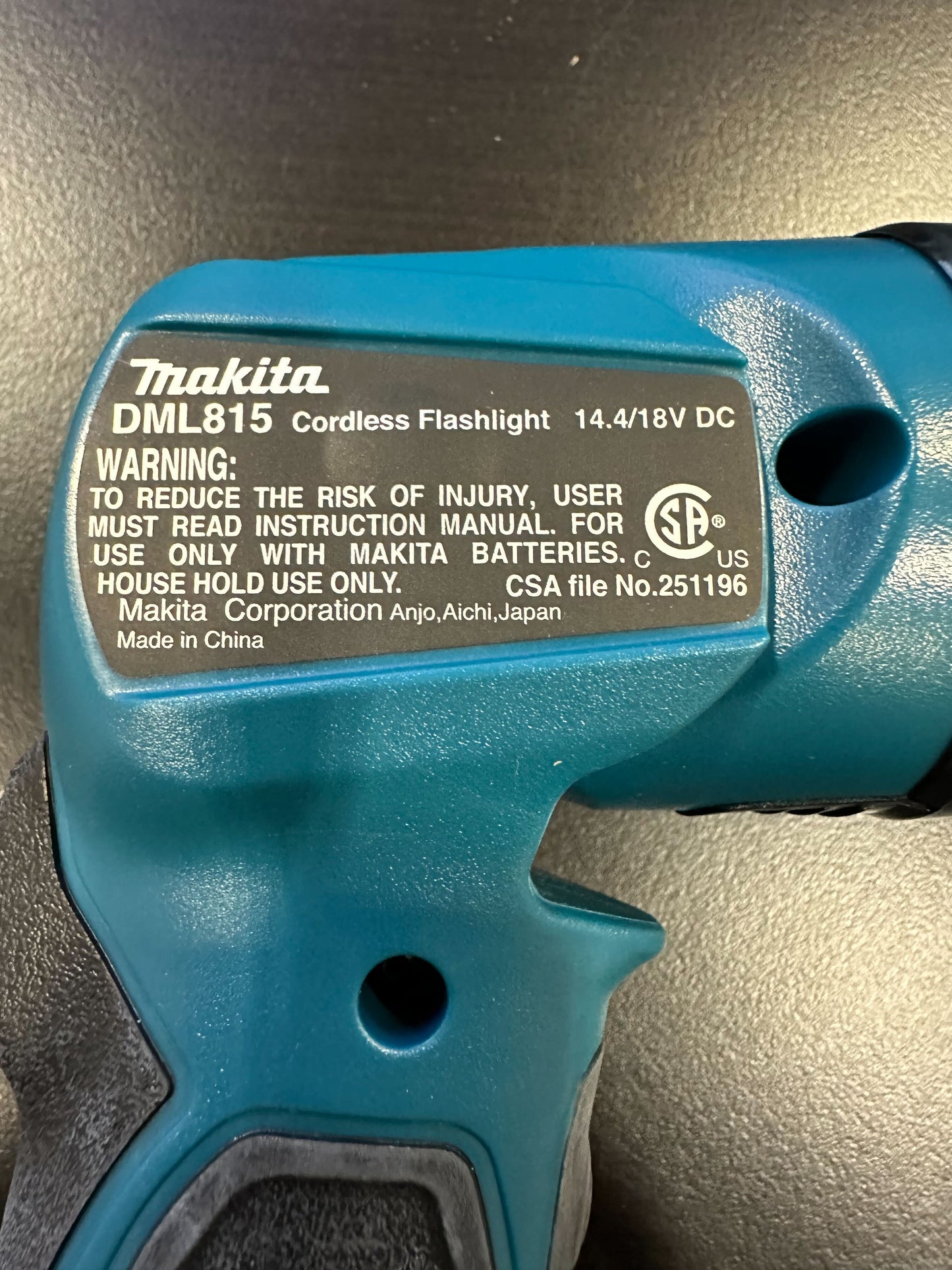 Makita DML815 18V LXT® Lithium-Ion Cordless L.E.D. Flashlight, Flashlight Only