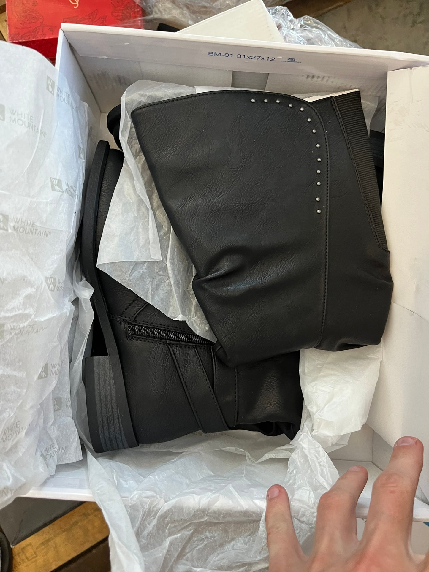 Style & Co. Womens Gianara Round Toe Ankle Motorcycle Boots, Black, Size 5.0