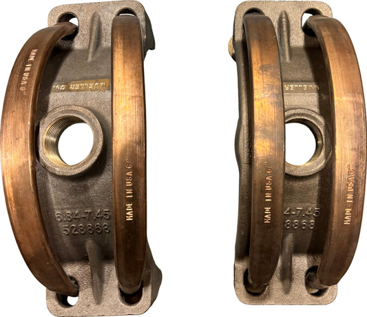Mueller 6.84-7.45 Bronze Saddle Double Strap 528868 / NEW
